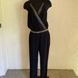 DVF Black Jumpsuit
